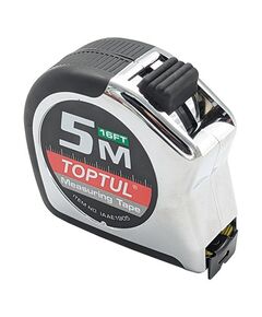 Рулетка профессиональная 5м х 19мм TOPTUL, фото  | SNABZHENIE.com.ua