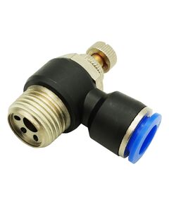 Кран для регулировки воздуха, наружн.резьба 3/8" и цанговое соединение для шлангов 12мм, фото  | SNABZHENIE.com.ua