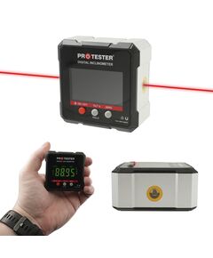 Цифровий угломір з лазером та магнітами PROTESTER 5341-90 (4 90&deg;), фото  | SNABZHENIE.com.ua