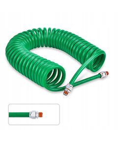 Шланг спиральный полиуретановый 8x12мм 15м с внешней резьбой TOPTUL, фото  | SNABZHENIE.com.ua