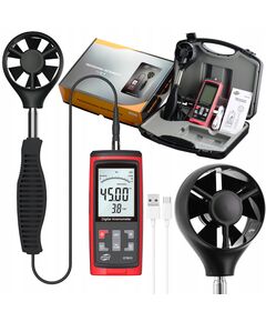 Цифровий анемометр BENETECH GT8915 з виносною крильчаткою 0,3-45 м/с, фото  | SNABZHENIE.com.ua