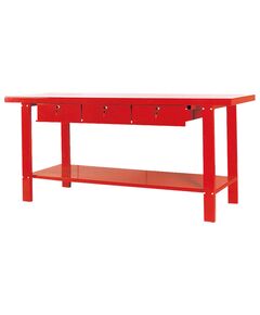 Верстак стальной профессиональный супердлинный с выдвижными ящиками и нижней полкой 2000x640x865 мм  TORIN, фото  | SNABZHENIE.com.ua