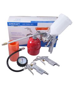 Набор покрасочный пневматический 5 ед. AIRKRAFT AIR5PCS, фото  | SNABZHENIE.com.ua