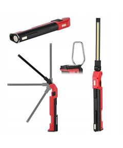 Фонарик складной светодиодный (COB+LED) аккумуляторный с магнитом ULTRA-SLIM  PROTESTER PRO-FL0103S, фото  | SNABZHENIE.com.ua