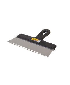 Шпатель зубчатый MASTERTOOL 250x8x8 мм, фото  | SNABZHENIE.com.ua