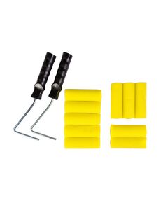 Набор малярный MASTERTOOL №10 валик поролоновый 100х36 мм 10 шт/2 ручки, фото  | SNABZHENIE.com.ua