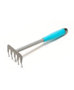 Грабли садовые MASTERTOOL, 5 зубьев, пластиковая ручка, фото  | SNABZHENIE.com.ua