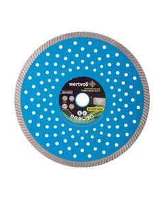 Диск алмазний WERTVOLL TURBO 230 мм для армованого бетону 10 мм, фото  | SNABZHENIE.com.ua