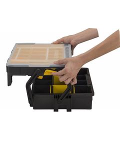 Органайзер STANLEY SortMaster MultiLevel 18, розкладний, фото  | SNABZHENIE.com.ua