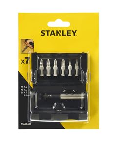 Набір насадок STANLEY 7 шт. PZ1, PZ2, PH1, PH2, SL4.5, SL6.5, тримач, фото  | SNABZHENIE.com.ua