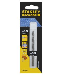 Сверло STANLEY 5,5 мм швидкосне універсальне для металу, дерева, пластику, фото  | SNABZHENIE.com.ua