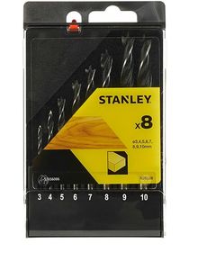 Набор сверл по дереву STANLEY, 8 шт., 3-10 мм, фото  | SNABZHENIE.com.ua
