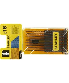 Набор полотен для электролобзика STANLEY, 16 шт, хвост Т, фото  | SNABZHENIE.com.ua