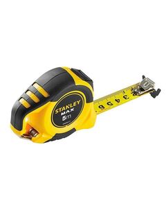 Рулетка STANLEY MAX 5 м x 25 мм, сталева стрічка, пластик, фото  | SNABZHENIE.com.ua