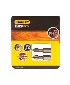 Бита STANLEY PH2 25 мм, 2 шт в упаковке, фото  | SNABZHENIE.com.ua