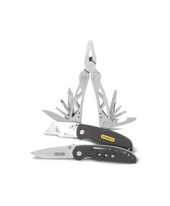 Плоскогубцы STANLEY Multitool с ножом карманным и складным, фото  | SNABZHENIE.com.ua