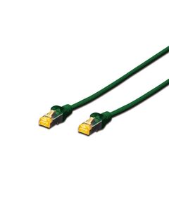 Патч-корд DIGITUS CAT 6a S-FTP, 3м, AWG 26/7, Cu, LSZH, зелений, фото  | SNABZHENIE.com.ua