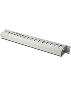 Кабельний організатор DIGITUS 19" 1U, перфорований, сірий, RAL 7035, фото  | SNABZHENIE.com.ua