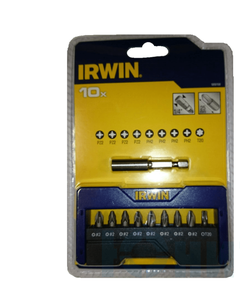 Набор бит IRWIN 9+1 в футляре, фото  | SNABZHENIE.com.ua