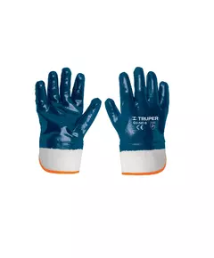 Перчатки нитриловые с защитными манжетами TRUPER (GU-NIT-S), фото  | SNABZHENIE.com.ua
