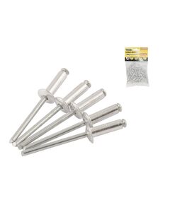 Заклепки слепые алюминиевые MASTERTOOL 4.0x16 мм, 50 шт, фото  | SNABZHENIE.com.ua