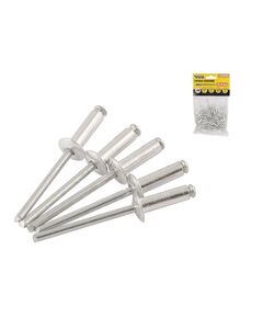 Заклепки слепые алюминиевые MASTERTOOL 4.0x10.16 мм, 50 шт., фото  | SNABZHENIE.com.ua