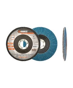 Диск шліфувальний лепестковий конусний GRANITE ZIRCONIA Т29 зерно 40 125х22 мм 8-32-040, фото  | SNABZHENIE.com.ua