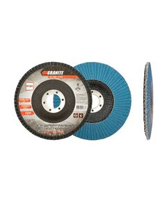 Диск шліфувальний конусний GRANITE ZIRCONIA Т29 100х125х22 мм зерно 100, фото  | SNABZHENIE.com.ua