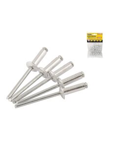Заклепки алюминиевые слепые MASTERTOOL 4.0x8 мм, 50 шт, фото  | SNABZHENIE.com.ua