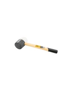 Резиновая киянка MASTERTOOL 65 мм 450 г с деревянной рукояткой 02-0322, фото  | SNABZHENIE.com.ua