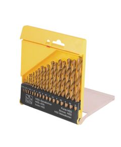 Набір свердел MASTERTOOL HSS 19 шт (1-10 мм, крок 0.5) в коробці, фото  | SNABZHENIE.com.ua