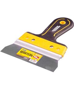 Шпатель MASTERTOOL AL-PROFI 150x35 мм с TPR ручкой, фото  | SNABZHENIE.com.ua