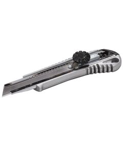Нож MASTERTOOL 18 мм с металлической направляющей и замком, фото  | SNABZHENIE.com.ua