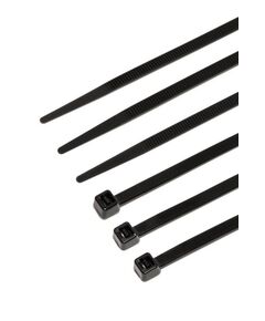 Хомут пластиковый MASTERTOOL 4.8x350 мм, 100 шт, черный, фото  | SNABZHENIE.com.ua