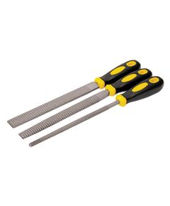 Рашпили по дереву MASTERTOOL 200 мм набор 3 шт плоский/круглый/полукруглый 06-0330, фото  | SNABZHENIE.com.ua