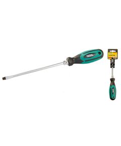 Отвёртка плоская MASTERTOOL SL5x150 мм, усиленная, фото  | SNABZHENIE.com.ua