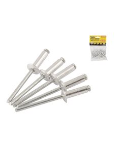 Заклепки алюминиевые MASTERTOOL 4.0x6.4 мм, 50 шт, фото  | SNABZHENIE.com.ua