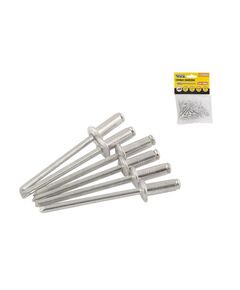 Заклепки алюминиевые MASTERTOOL 3.2x7.4 мм, 50 шт, фото  | SNABZHENIE.com.ua