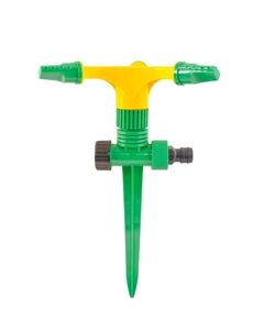 Ороситель для полива MASTERTOOL вращающийся 3-х рожковый &frac12;" 12 м на ножке 92-9322, фото  | SNABZHENIE.com.ua