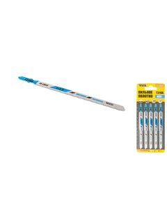 Полотно MASTERTOOL 5 шт 21TPI 132 мм для лобзика по металлу, фото  | SNABZHENIE.com.ua
