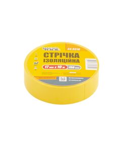 Изоляционная лента MASTERTOOL 0.15 мм, 17 мм, 10 м, желтая, 10 шт., фото  | SNABZHENIE.com.ua