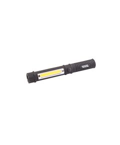 Фонарик магнитный MASTERTOOL LED+COB, 168x24 мм, 3xAAA, ABS, фото  | SNABZHENIE.com.ua