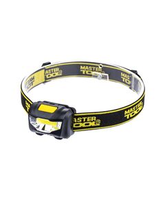 Фонарь налобный MASTERTOOL, 3 режима, COB LED, фото  | SNABZHENIE.com.ua
