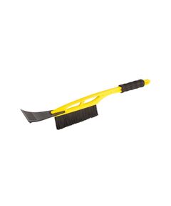 Щітка автомобільна MASTERTOOL жовта зі скребком 175x10 мм, L 520 мм, фото  | SNABZHENIE.com.ua