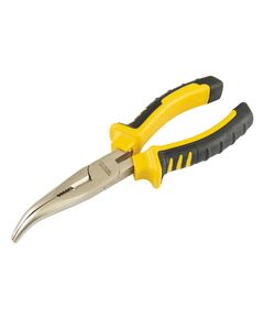 Щипці гнуті MASTERTOOL 180 мм, С55, HRC 45-50, модель 23-3180, фото  | SNABZHENIE.com.ua