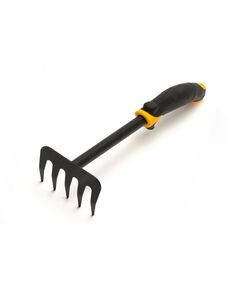 Грабли садовые MASTERTOOL 5 зубьев с ручкой и TPR, 300 мм, фото  | SNABZHENIE.com.ua