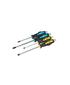 Набір ударних отверток MASTERTOOL EXTERNAL HEX 4 шт PH2/PH3/SL6/SL8 40-1154, фото  | SNABZHENIE.com.ua