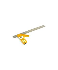 Комбінований столярський угольник MASTERTOOL 300 мм з капсулою AL-SS 30-3510, фото  | SNABZHENIE.com.ua