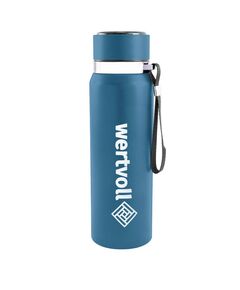 Термос WERTVOLL DREAM 800 мл з цифровим датчиком температури, синій, фото  | SNABZHENIE.com.ua