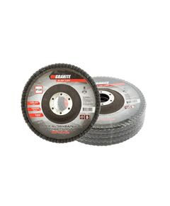 Диск шліфувальний лепестковий конусний GRANITE ZIRCONIA Т29 зерно 120 125х22 мм 5 шт 8-32-120PC, фото  | SNABZHENIE.com.ua